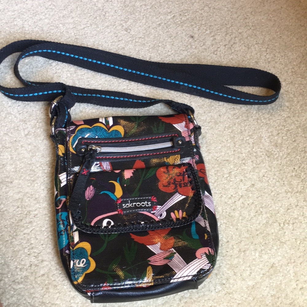 Sak Roots Graphic Cross body Bag